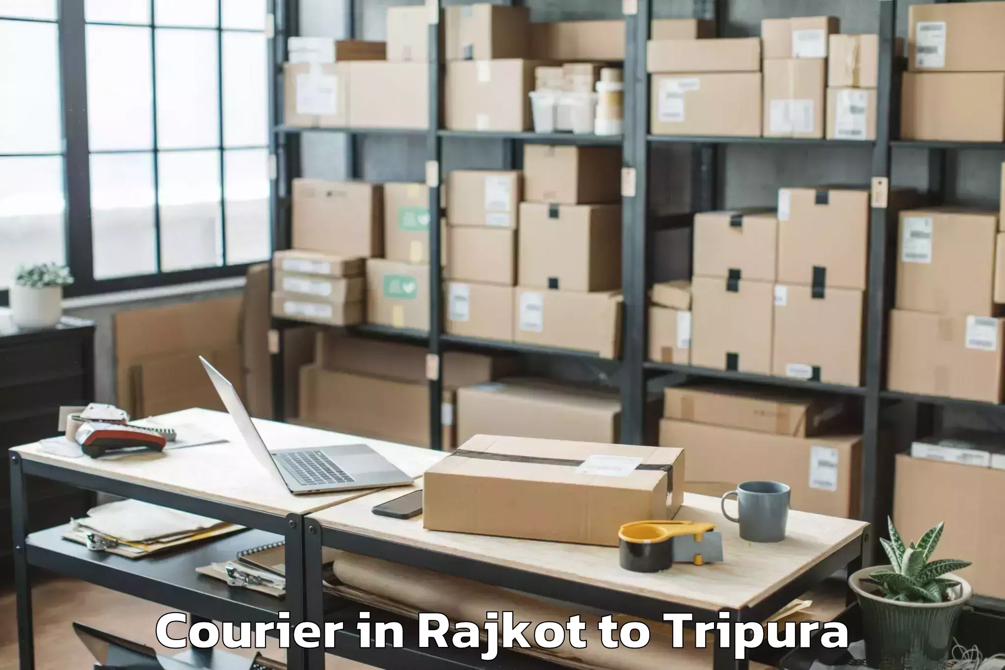 Quality Rajkot to Jirania Courier